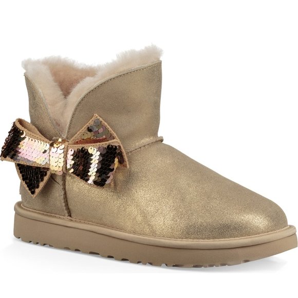ugg mini sequin bow